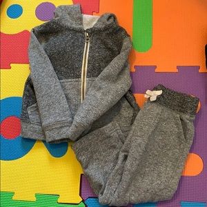 Infant/toddler matching hoodie and sweatpants set